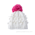 China Hand Knit Winter Warm Acrylic Pom Pom Beanie Factory